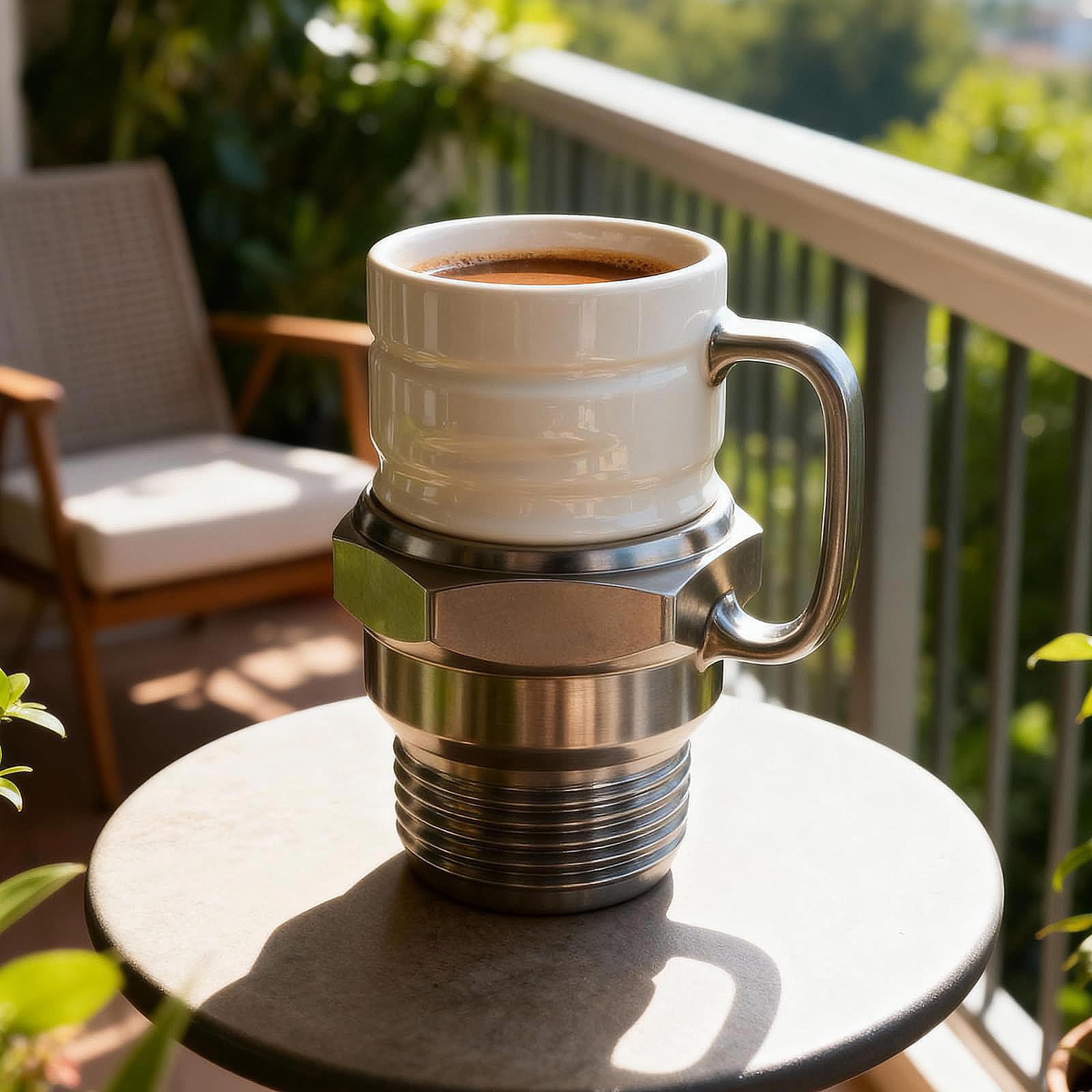 Tasse 12 onces en céramique Bicolore CM104 par Linéaire