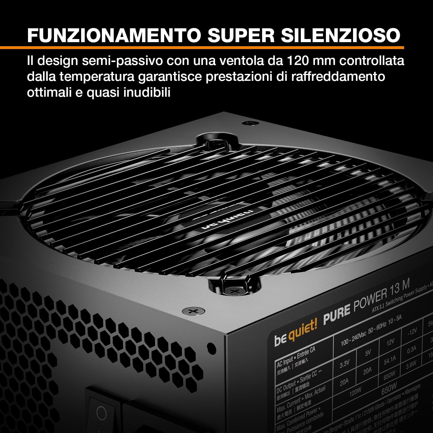 Pure Power 13 M 650W alimentatore - Alimentatore - Immagine 1