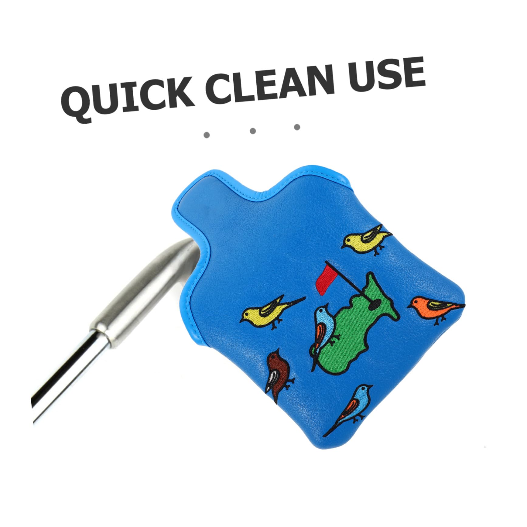 NOLITOY de Golf Mallet Putter Cubierta Reutilizable con Forro de Felpa para Clubes Accesorio y Flexible para Deportes Protección contra Lluvia