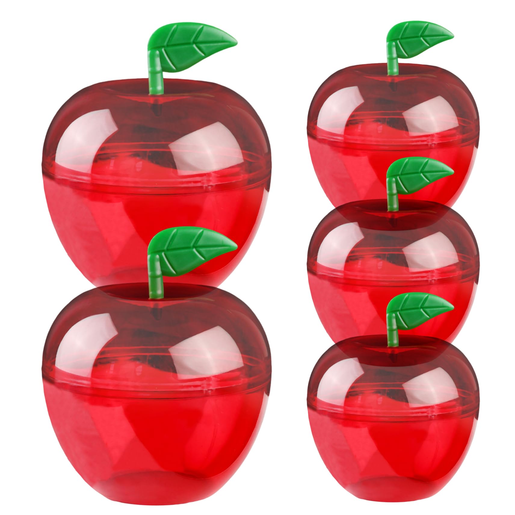 Caja de plástico para caramelos de frutas rojas ideal para mesas dulces de bodas y fiestas