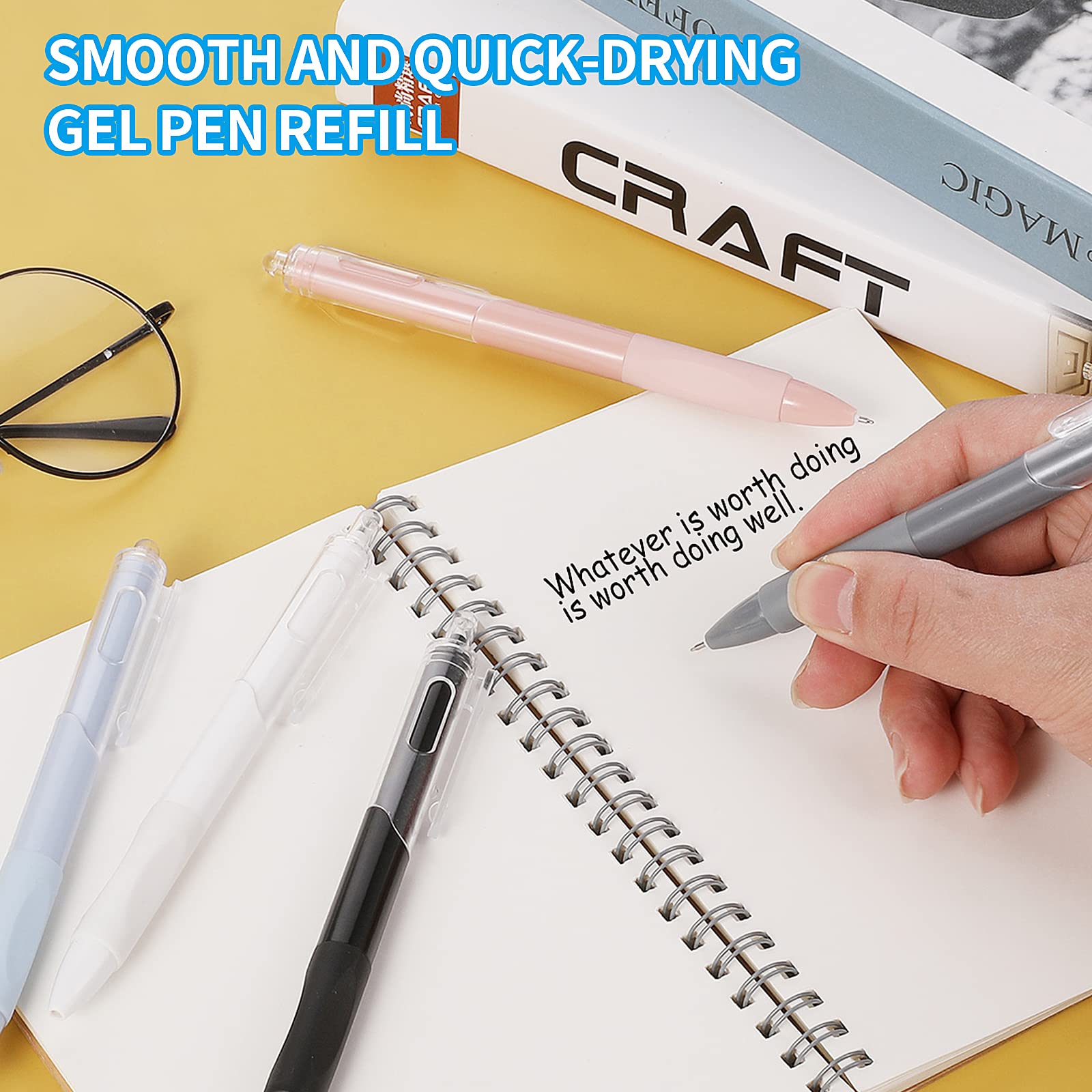 Pack Da 6 Ricariche Gel Per Penne Parker - Refill Nero 0,5mm Per Scrittura Fluida E Precisa - Foto 7