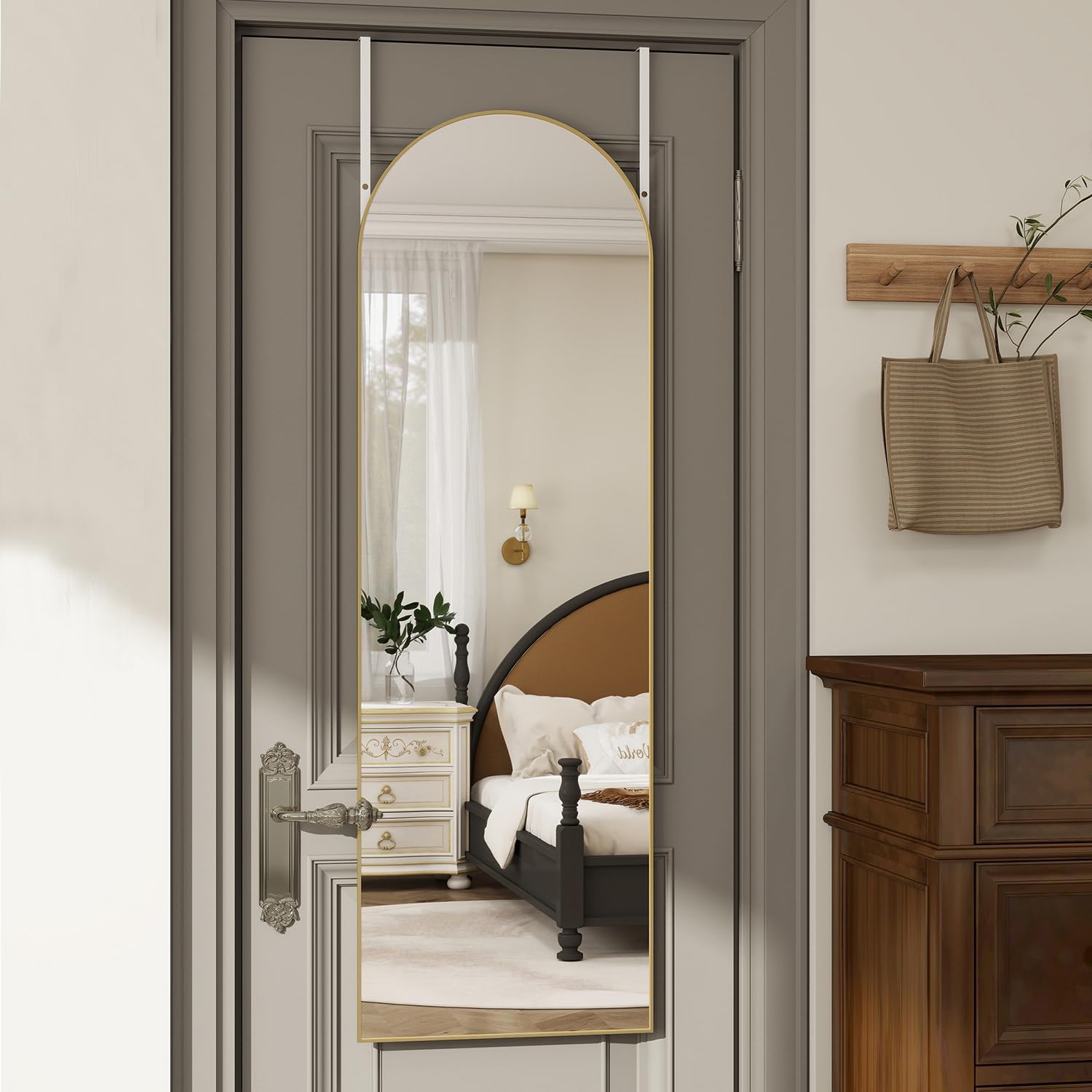 Amazon.com: TinyTimes 14×48 Inch Door Mirror,Full Length Mirror, Over ...