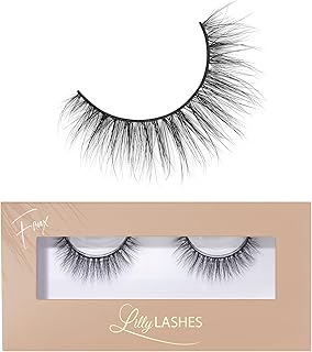 Lilly Lashes Everyday Minimal Faux Mink Lashes Fake Lashes Natural Look Faux Wispy Lashes Mink Fake Eyelashes To Be Worn With Eye Glasses Natural Lashes 13 mm Reusable Up to 20 Times