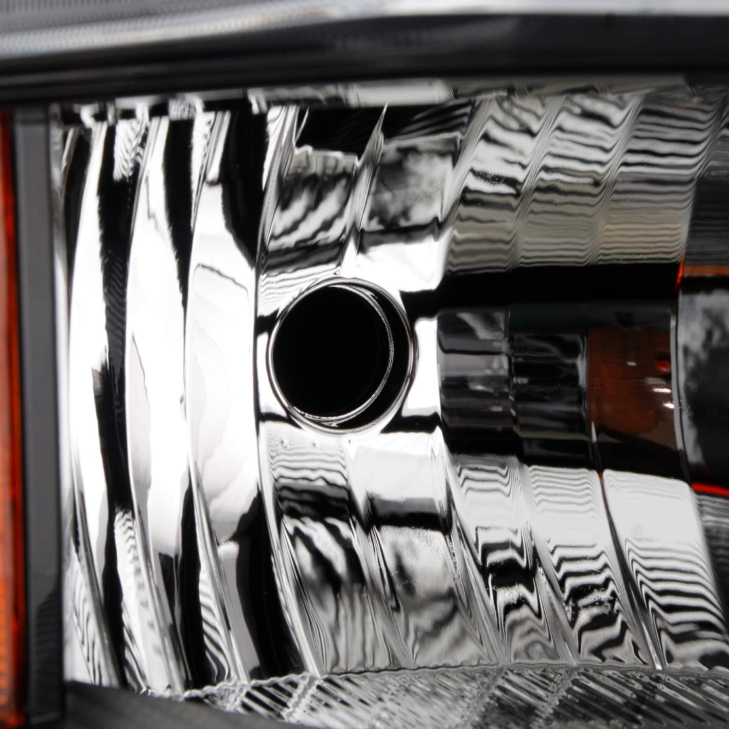 AKKON - Fits 2019-2021 Chevy Silverado 1500 19 1500 LD [Halogen Type] w/o LED Black Headlight Headlamp Passenger Right Side