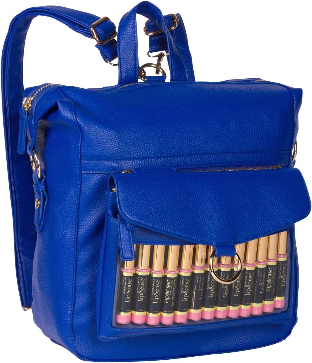 Versatile 5-in-1 Royal Blue Backpack with Detachable Crossbody Bag