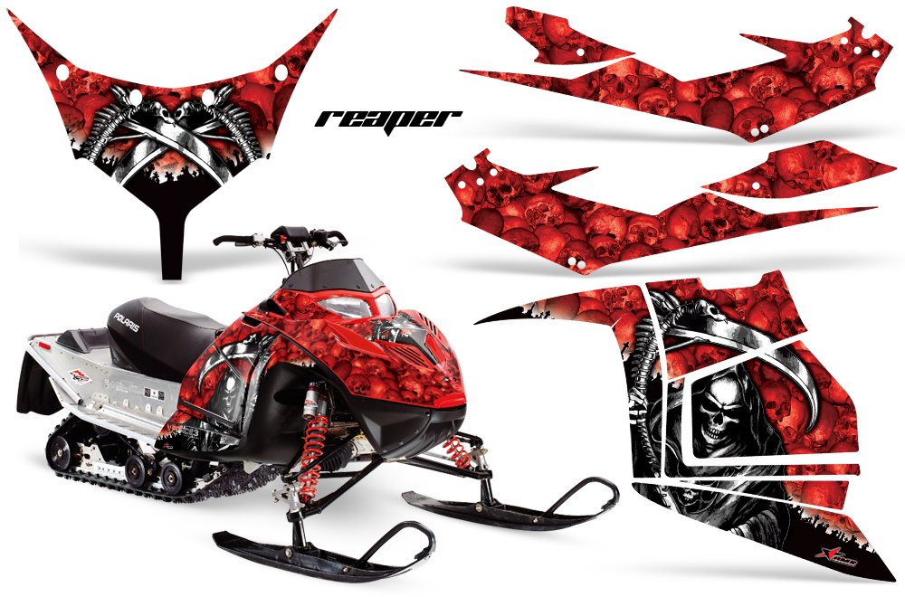 スノーモービル Polaris ウインドシールド Polaris 2881244 Blue/White Low 7