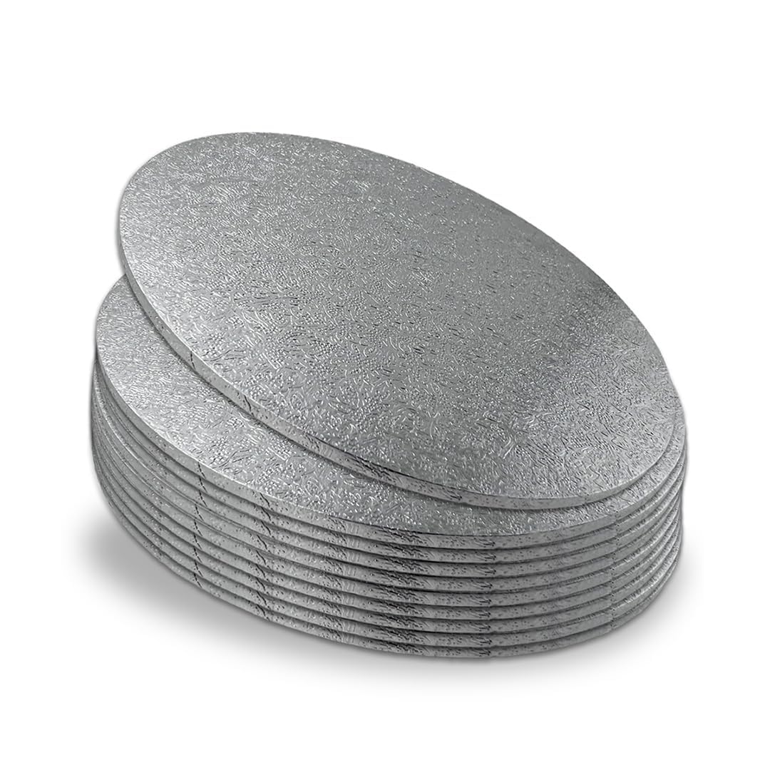 The Vanilla Valley 6" Round Cake Card Board Hardboard 3mm Thick - Pack of 10