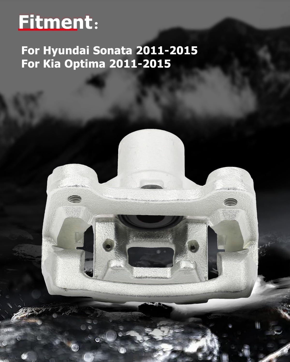cciyu 19B6456 Rear Right Brake Caliper With Bracket For Hyundai For Sonata 2011-2015,For Kia For Optima 2011-2015
