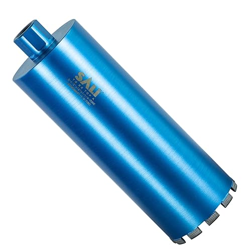 SALI Brocas de núcleo de diamante húmedo 5-1/2"/142mm de diámetro, broca de núcleo de hormigón de 15"/380mm de profundidad de perforación, broca de