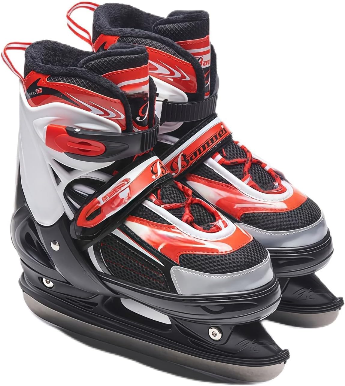 [Ketomi] アイススケート、スケートスケート、アイスホッケースケート、サイズ調整可能、ウィンタースポーツ、アイススポーツ、初心