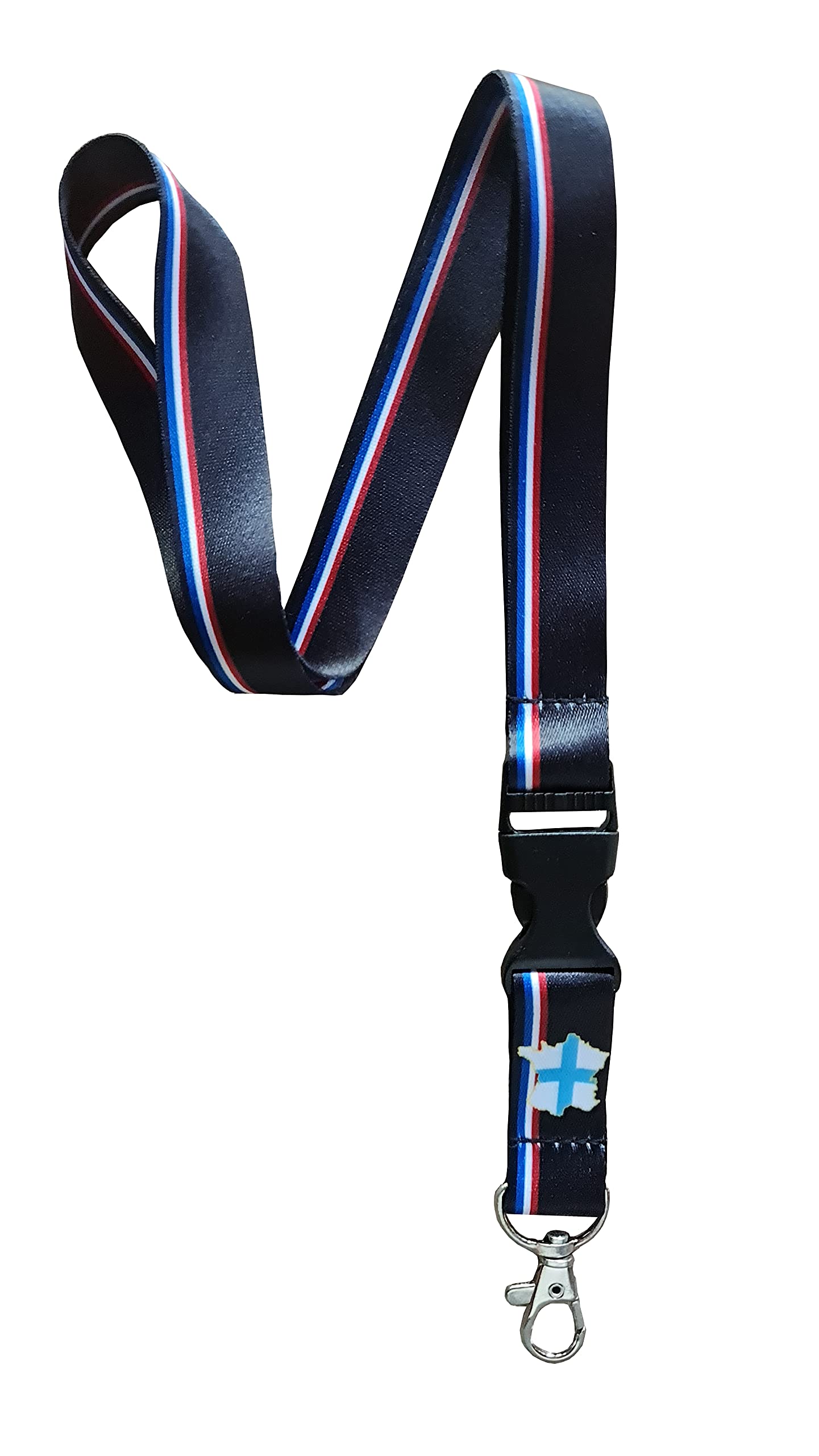 Region Badge Holder Key Ring with Clip (Marseille), 6 1/2