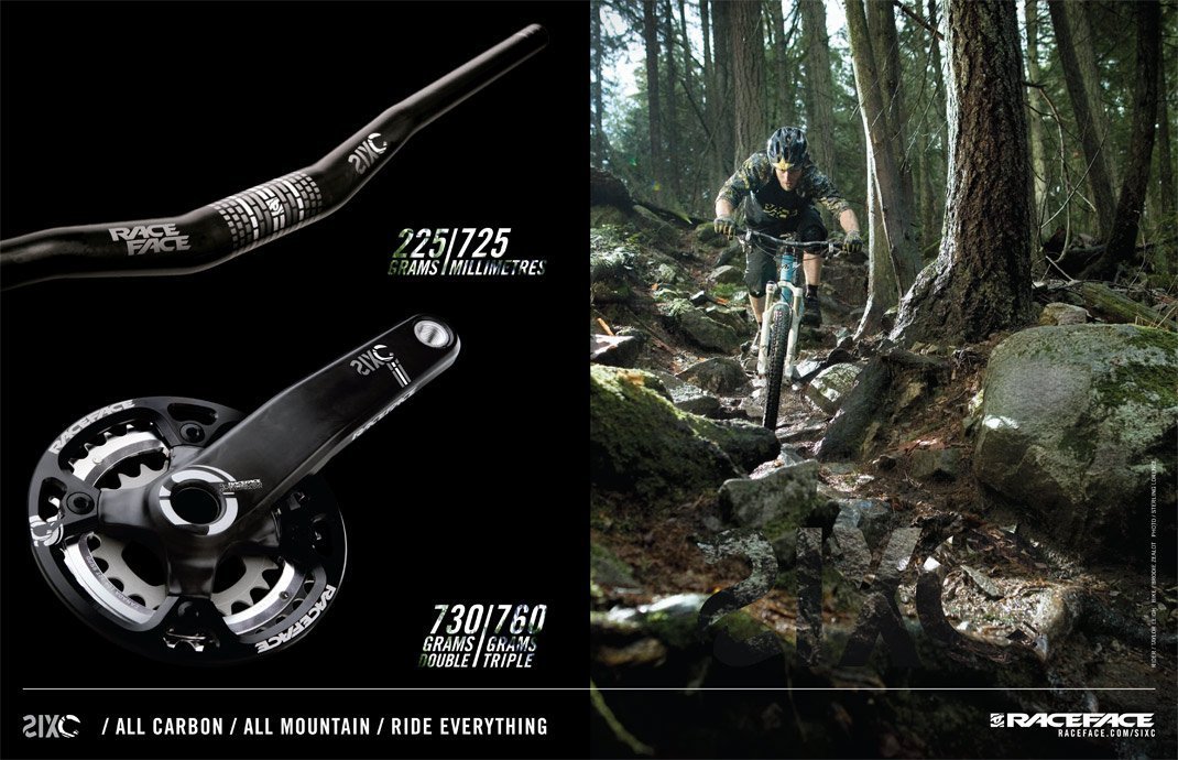 Amazon | RACE FACE(レースフェイス) SIXC 3/4 RISERハンドルバー 31.8