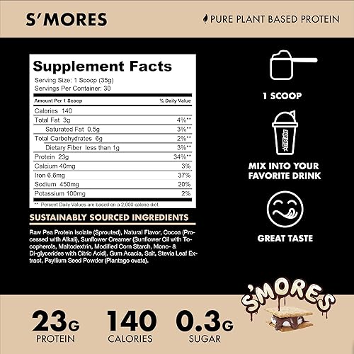 Miniatura 2 de BLESSED Proteína vegana en polvo  Batido de proteína a base de plantas en polvo de reemplazo de comidas  0.81 oz de proteína de guisante en polvo