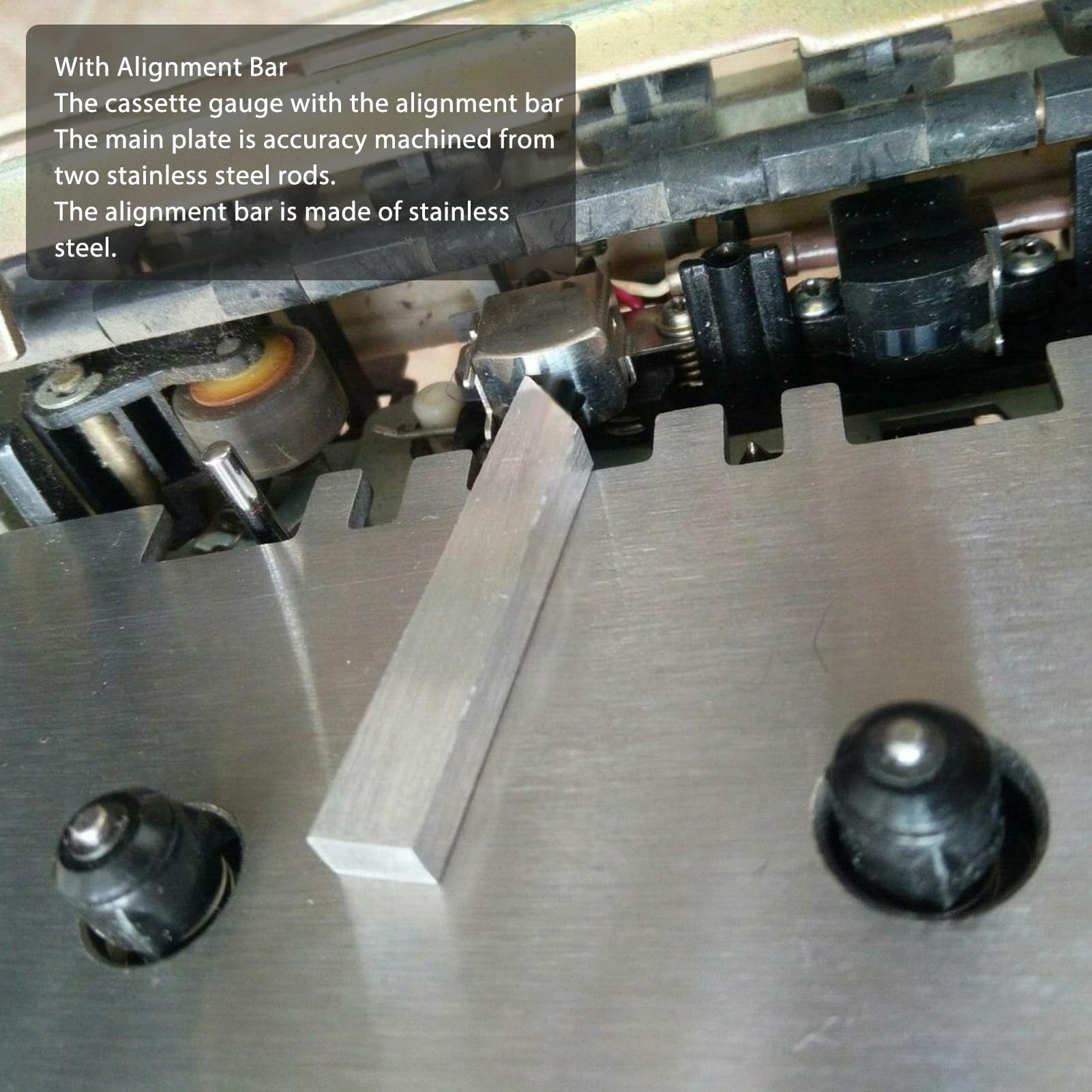 Alineación Mecánica del Calibre Guía, Juego de Calibre de Casete de Acero Inoxidable de Alta Precisión DVR