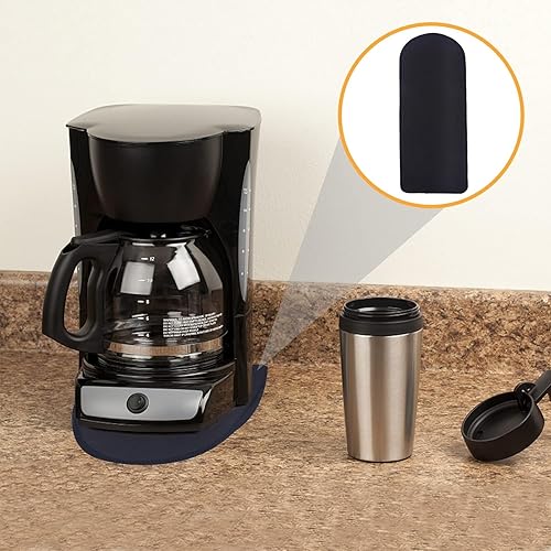 Miniatura 9 de Alfombrilla para cafetera para encimeras, deslizadores de electrodomésticos para electrodomésticos de cocina, deslizador de cafetera de