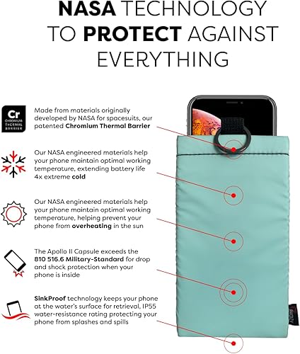 Miniatura 27 de PHOOZY Funda térmica Apollo II para teléfono con aislamiento para clima frío Extiende la duración de la batería 4 veces Accesorios de esquí