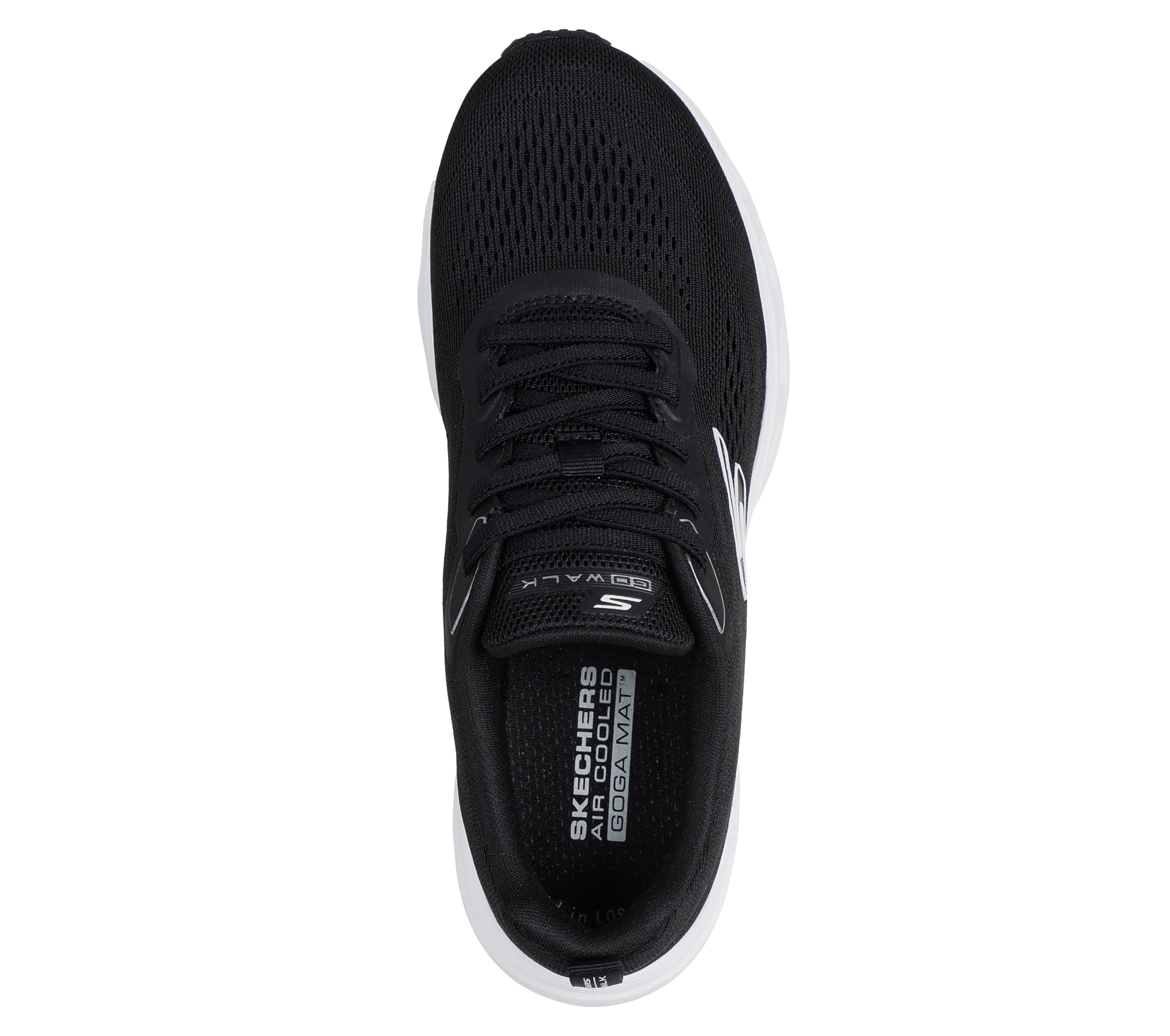 Skechers Go Walk Glide Step 2.0 Kristee Sneaker für Damen, Schwarz/Weiß, 39.5 EU – Ansicht 3