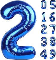 Vista 152 de Globos con números con estampado de vaca, globos de 40 pulgadas del número 0-9 (cero-nueve), globo de vaca para suministros de fiesta de cumpleaños