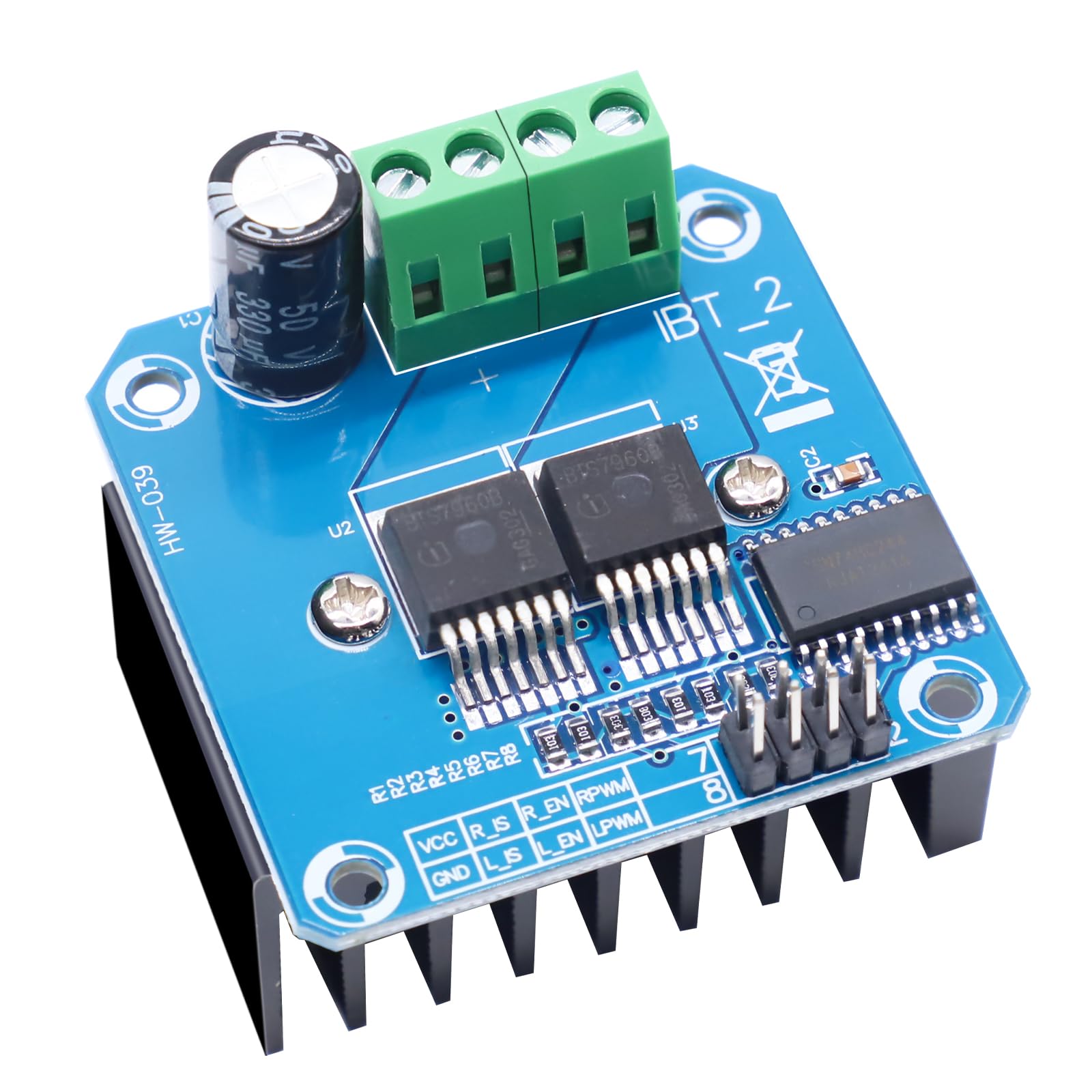 BTS7960 43A High Power Double DC Stepper Motor Driver Module Binghe BTS7960 Hoch