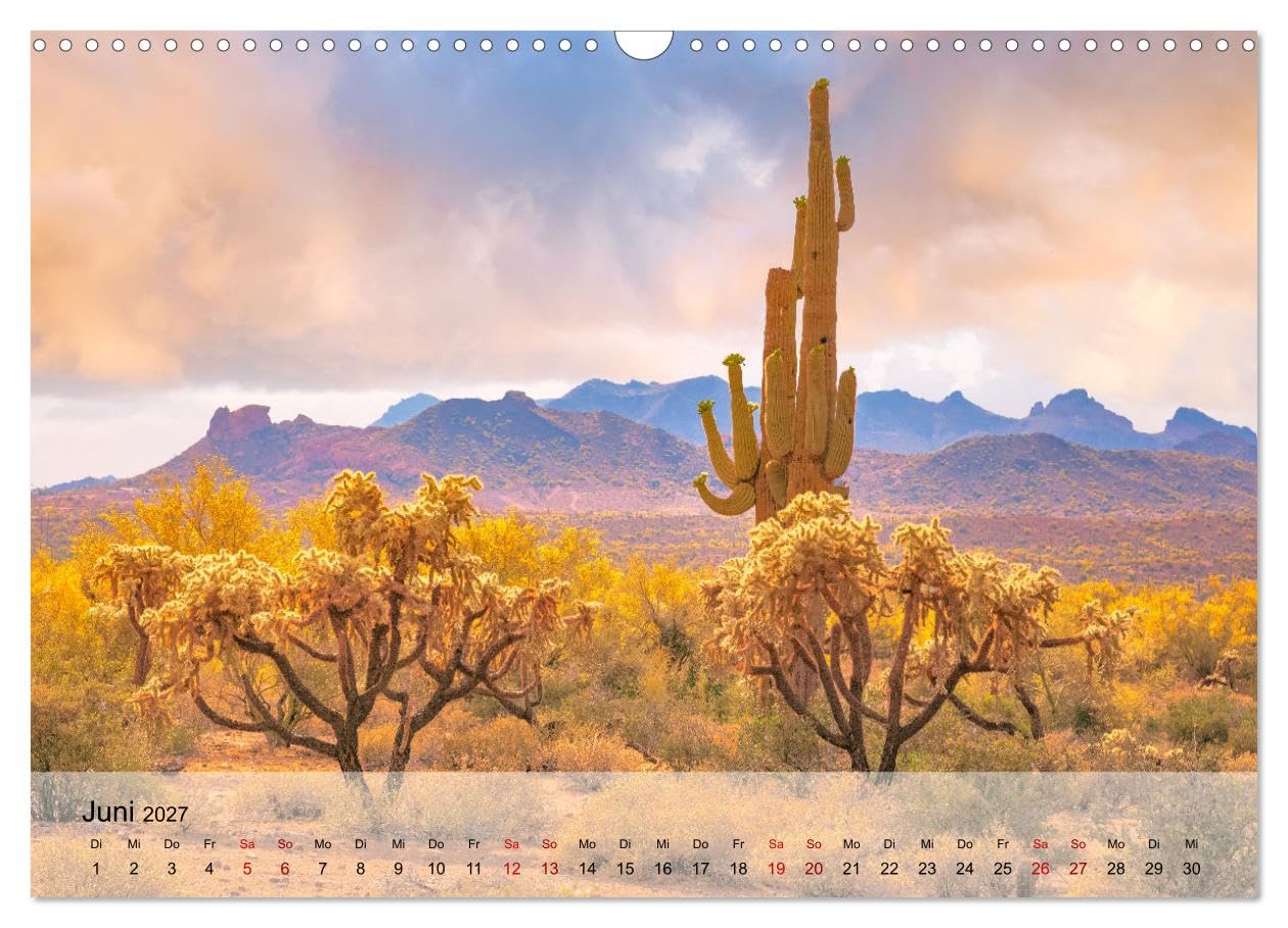 CALVENDO - USA Der wunderbare Südwesten (Wandkalender 2027 DIN A3 quer), Monatskalender: Die wunderbaren Landschaften des Südwestens der USA
