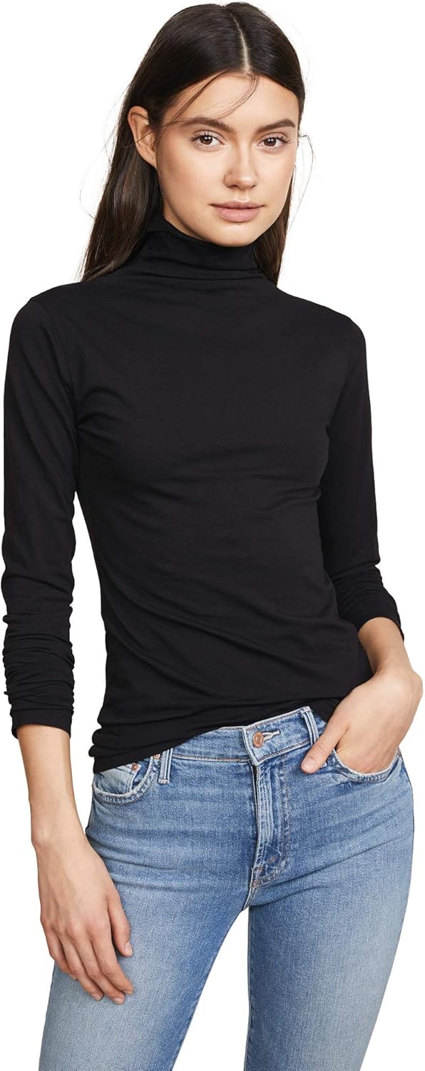 Velvet by Graham & Spencer Womens Talisia Long Sleeve Turtleneck T ShirtT-Shirt