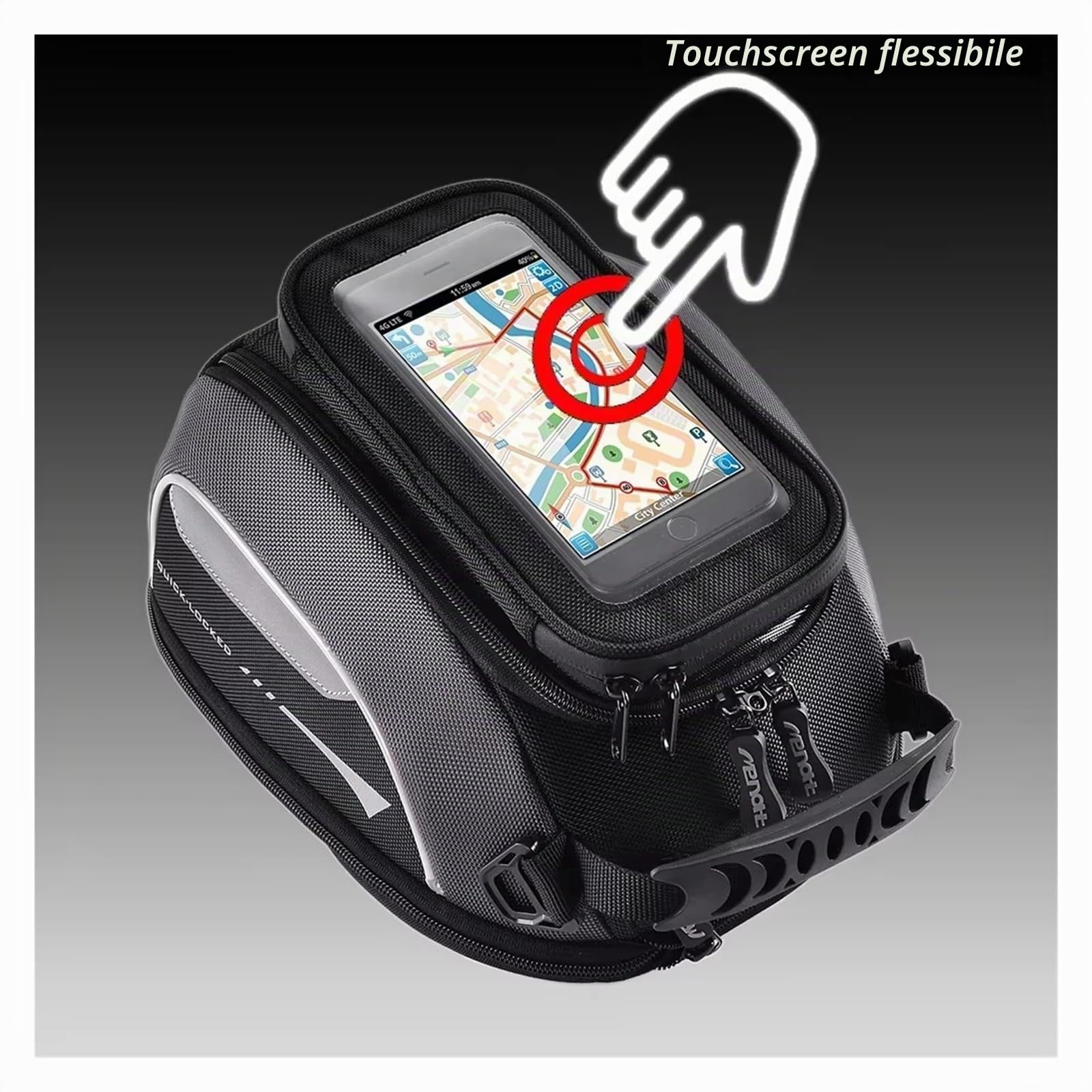 Borsa da viaggio per moto Per VOGE Per Valico 525DSX 900DSX 625DSX 525 DSX 900 625 Moto Serbatoio Bagagli Anello Bloccaggio Rapido Zaino Flangia Impermeabile(With phone bag)
