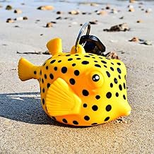 Cute Cartoon Mouthpiece for Diving Regulator - Adorable Yellow Fish Design and Easy to Use Little Yellow Croaker