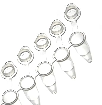 ExtrageneTM PCR Tube with 0.2ml Thin Wall, Strip of 8 Tubes, Snap Flat Caps DNase and RNase Free Pk x 120 Strips