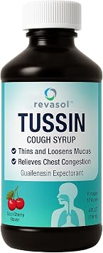 Tussin Cough Syrup, Mucus Clear for Phlegm and Congestion, Tussin Guaifenesin Liquid & Chest Decongestant for Adults and Kids 12 and Up, Expectorant Mucus Support Liquid