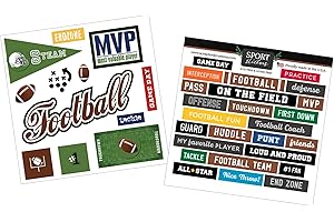 Football Planner Stickers: Capture Your Gridiron Moments!
