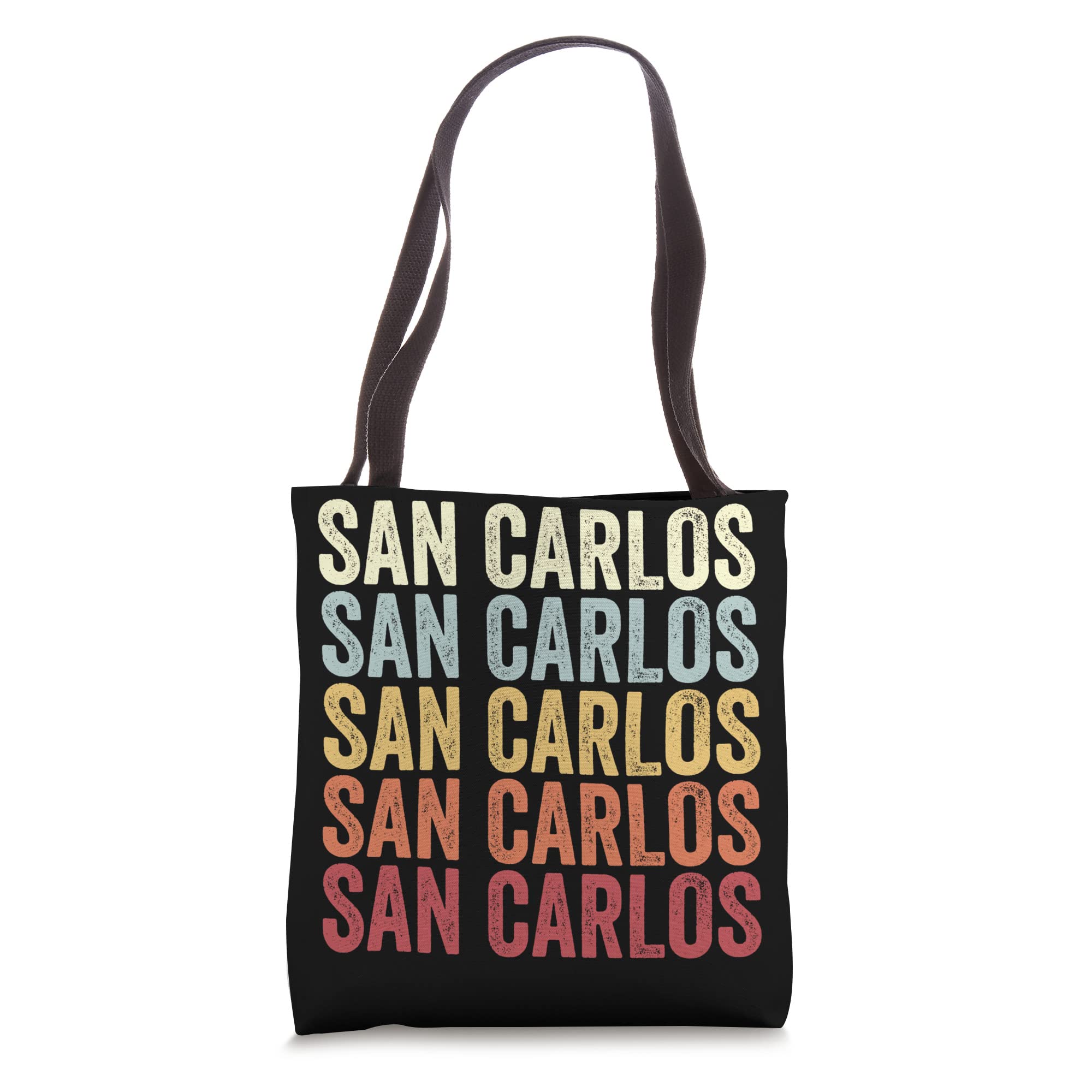 San-Carlos Texas San-Carlos TX Retro VintageText Tote Bag