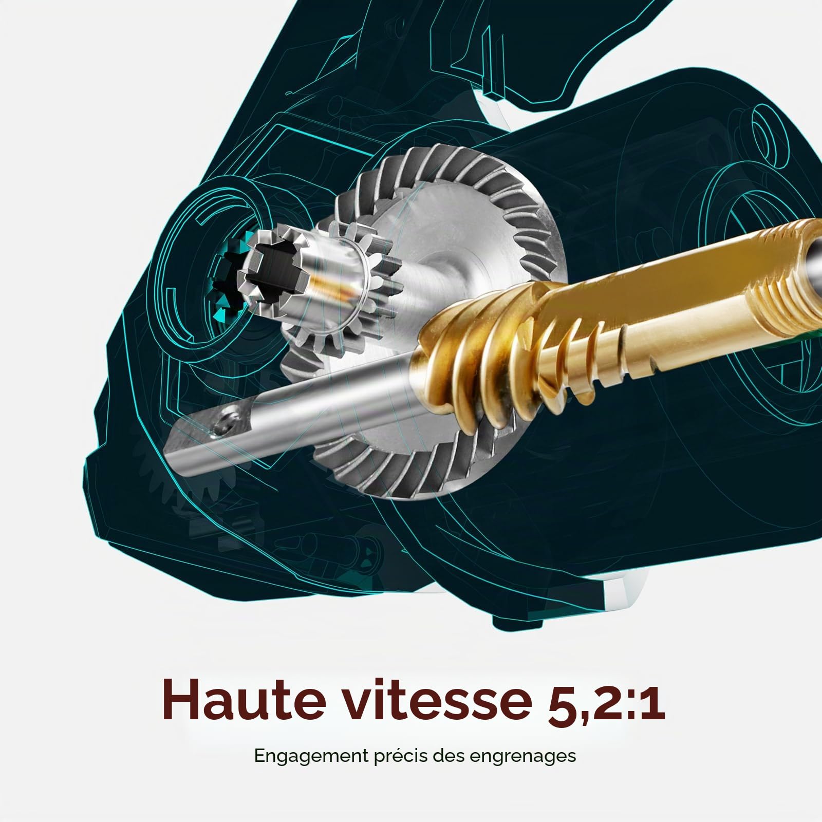 Piscifun Viper X Moulinet de pêche Haute Vitesse 5,2:1/6,2:1, 10 + 1BB, léger et Ultra Lisse, en Fibre de Carbone, traînée maximale de 15 kg, Taille 500-5000