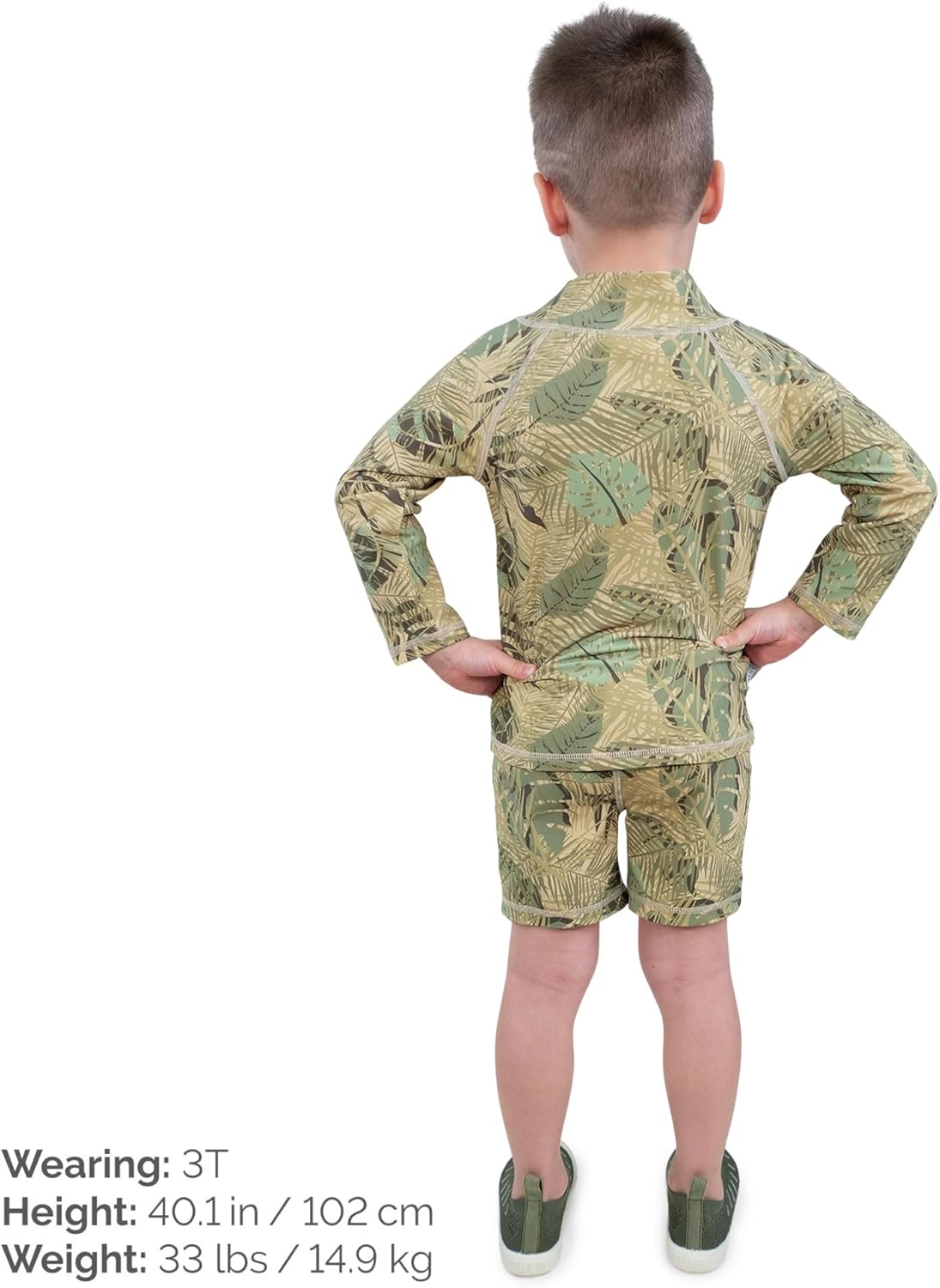 JAN & JUL Long Sleeve 2-pc UV Swim-Suit Set with Shorts (Baby, Toddler, Kids)