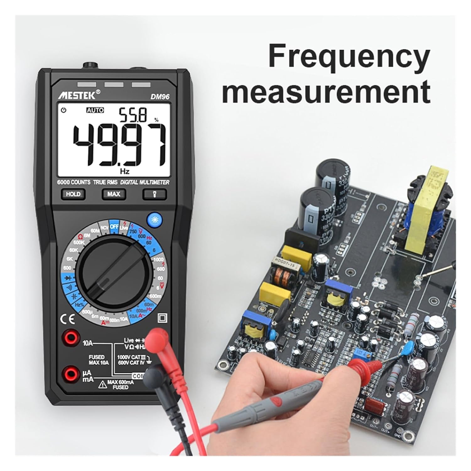 6000 Counts Tester Digital multimeter Model Auto Range AC DC Voltage Current with Temperature Measurement Tester multimeters