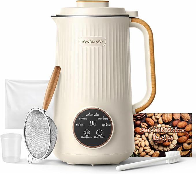 Máquina Eléctrica para Hacer Leches Vegetales Multifuncional