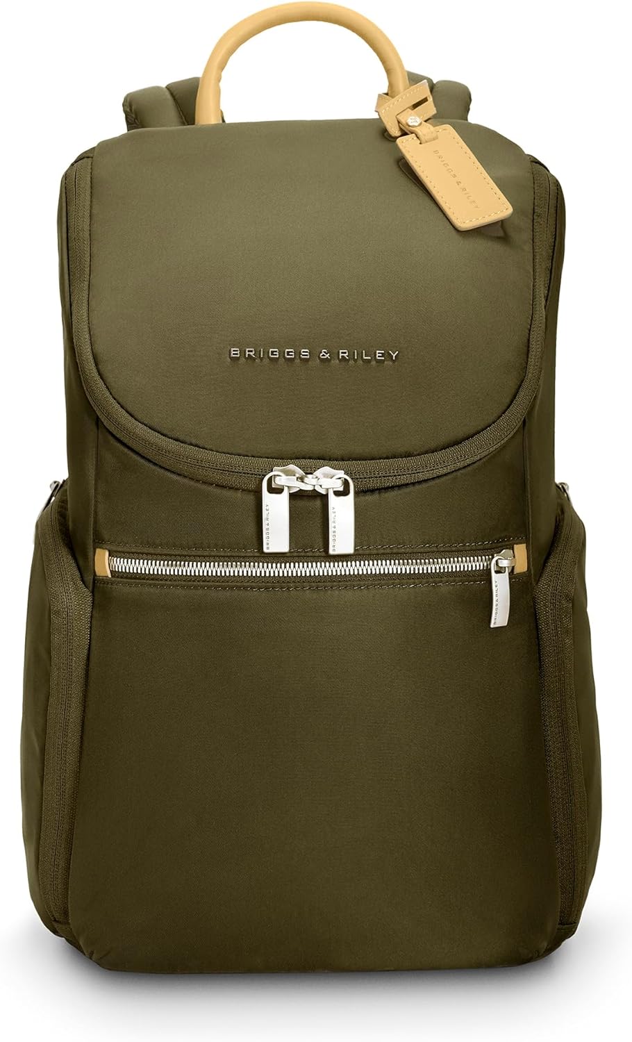 Briggs & Riley U-Zip Backpack - Daypack for Work, Personal Item Travel Bag, Carry On Size, Lightweight & Durable, Padded Straps, Fits up to 13" Laptop - Rhapsody Collection, Black