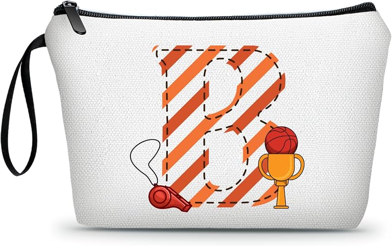 Necessaire de viagem ARIOSEY com estampa de basquete, modelo B