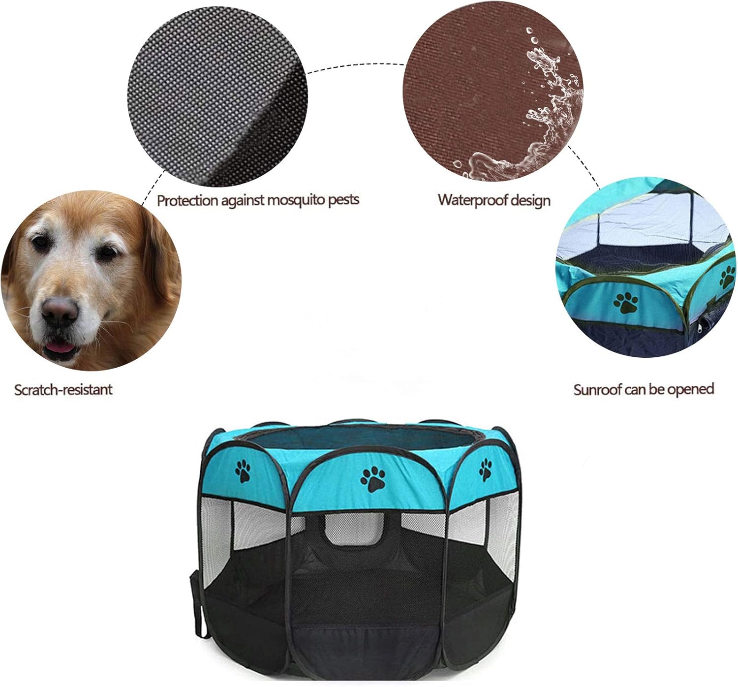dog play tent