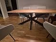 XPOtool Table Base Steel Spider Table Rack 71x78x150cm Black DIY Dining ...