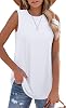 Top sin mangas de cuello alto para mujer, holgado, para usar con leggings 3