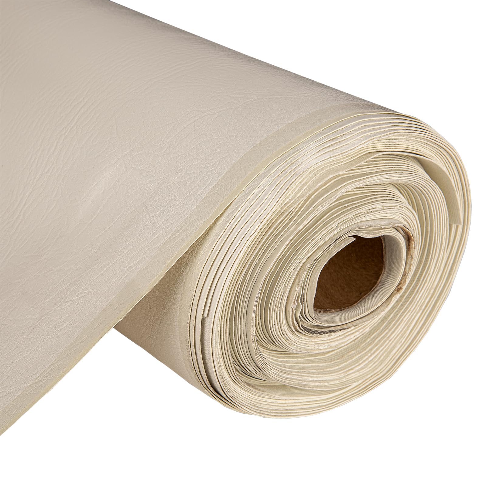 Craft Queen Ltd White Vinyl Leatherette Fabric, Fire Retardant, Waterproof Upholstery Material, Faux Leather Sheets For Chairs, Bookbinding, 55 Inch Wide, Fabric, 10 Metre
