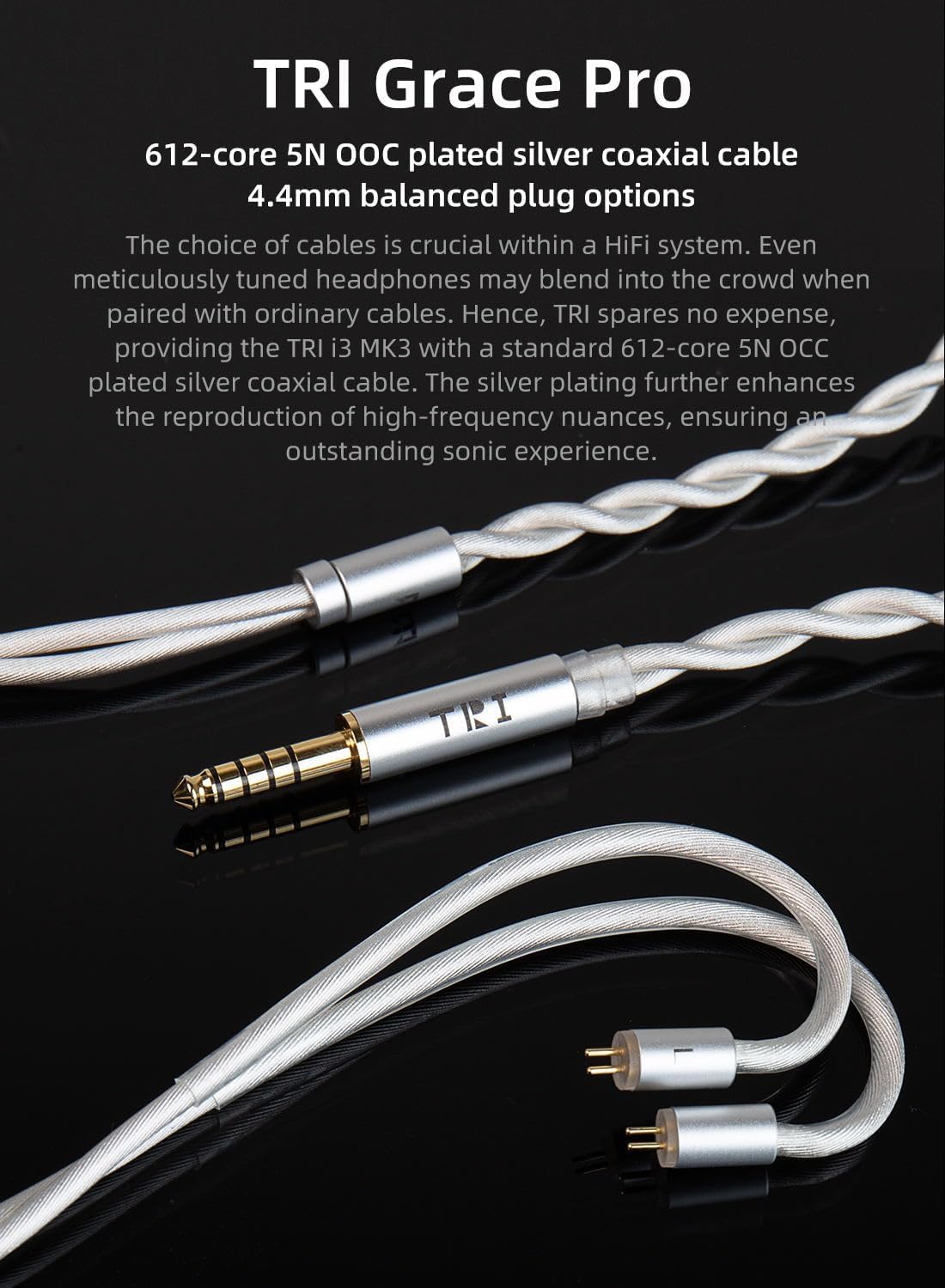 YINYOO TRI I3 MK3 in Ear Monitor with 3rd Gen 10mm Planar + 1DD 10mm Beryllium Diaphragm + 1BA SONION 2356 Hybrid Drivers, CNC Aluminum Alloy Housing, 2 Pins 4.4mm Plug, PU Leather IEM Case (Purple)