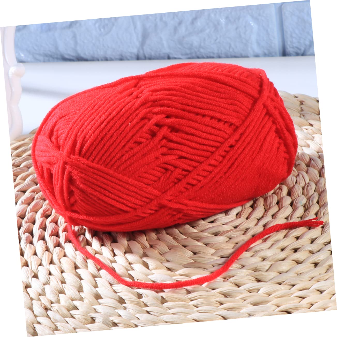 Operitacx 50g Cotton Yarn - Chunky Knitting Yarn For Sweaters, Hats And Scarves