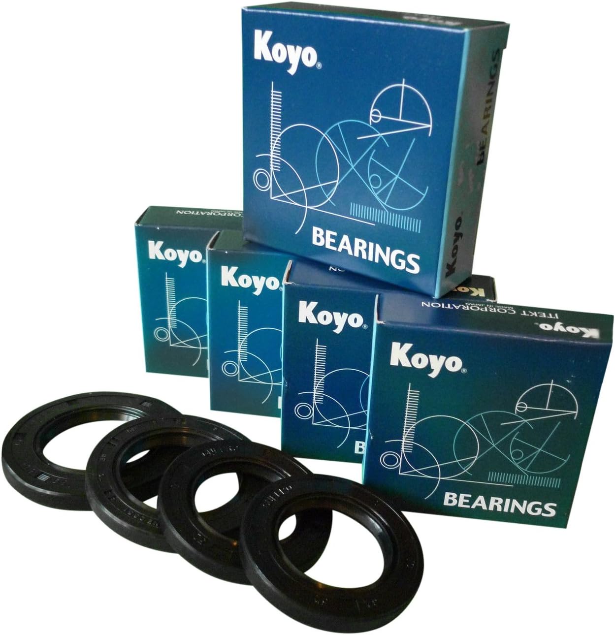 GSX1300R HAYABUSA 99 - 07 KOYO COMPLETE KOYO FRONT & REAR WHEEL BEARINGS & SEALS