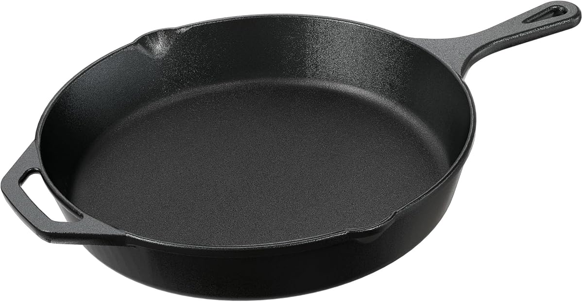 10 inch Cast Iron Skillet, Frying Pan for Grilling, Searing, Baking (10 inch)