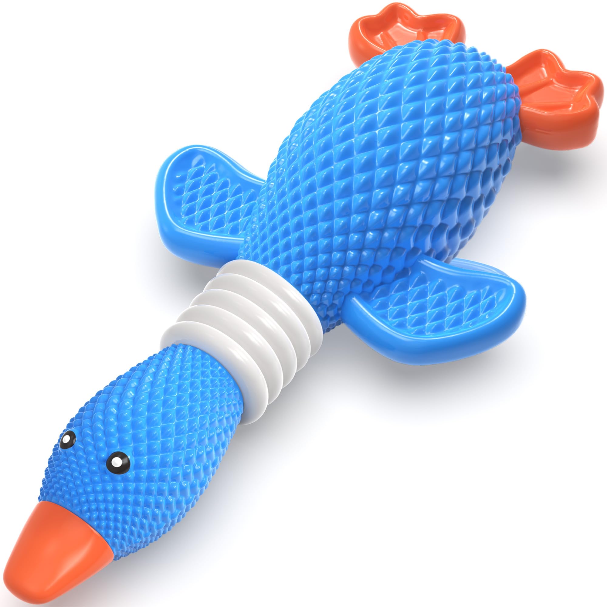 Vitscan Upgraded Nylon Goose Dog Toys for Aggressive Chewers,Tough Dog Toys for Large Dogs Medium Breed,Durable Dog Chew Toys for Teething,Heavy Duty Bone Indestructible Dog Toy