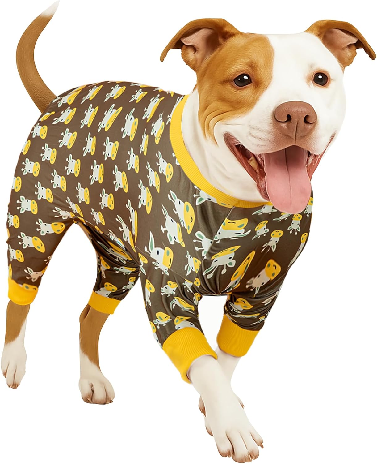 LovinPet Pijama para Perros Grandes, Cuidado de Heridas, Recuperación Quirúrgica, Talla 3XL