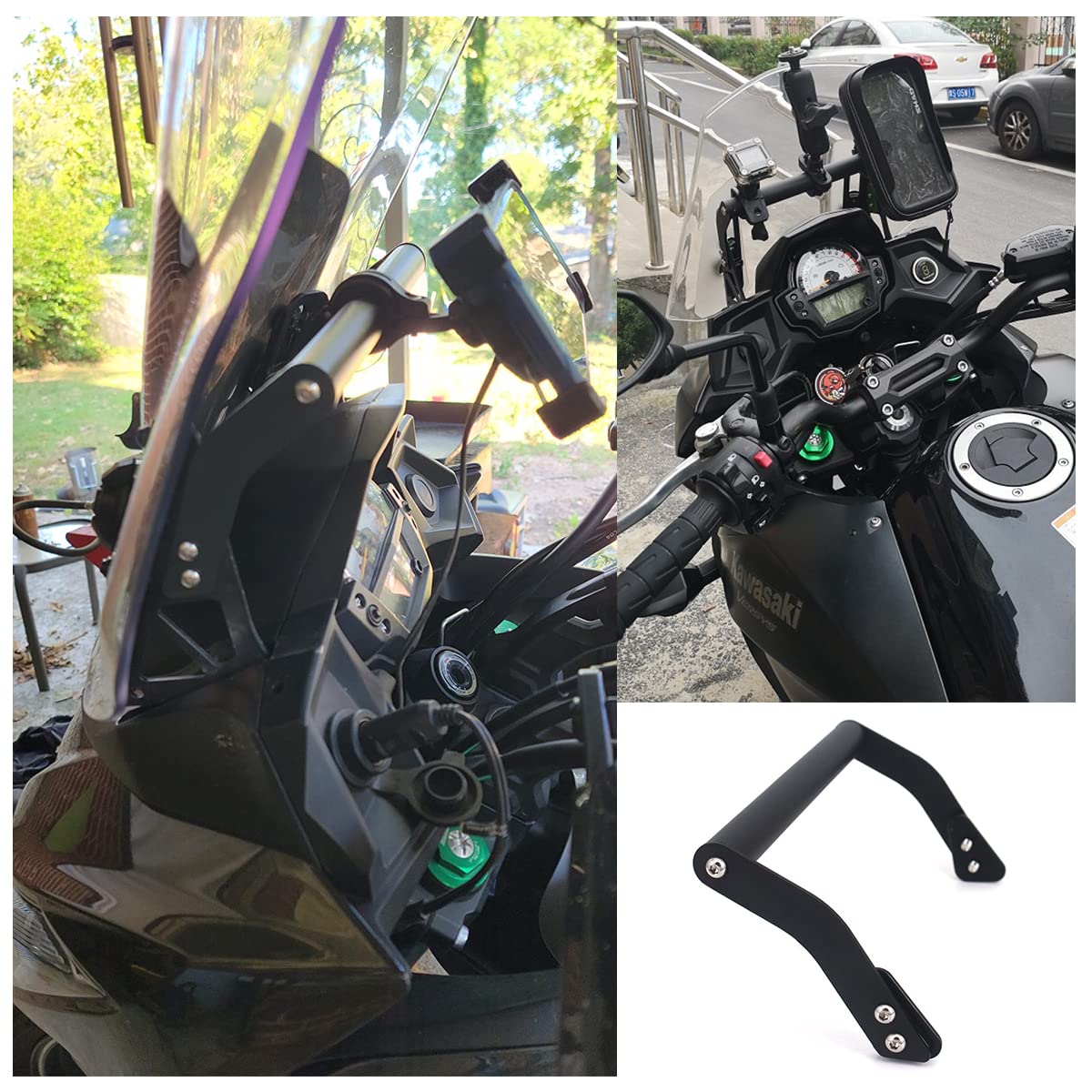 ハンドルバーアクセサリー オートバイ電話ホルダー GPS ホルダー