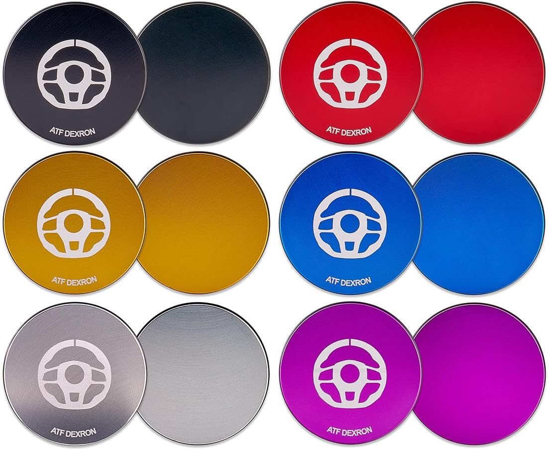 IAG Revolve Power Steering Reservoir Cap w/Anodized Color Accent for Subaru 02-07 WRX, 04-07 STI, 04-08 FXT (Black)