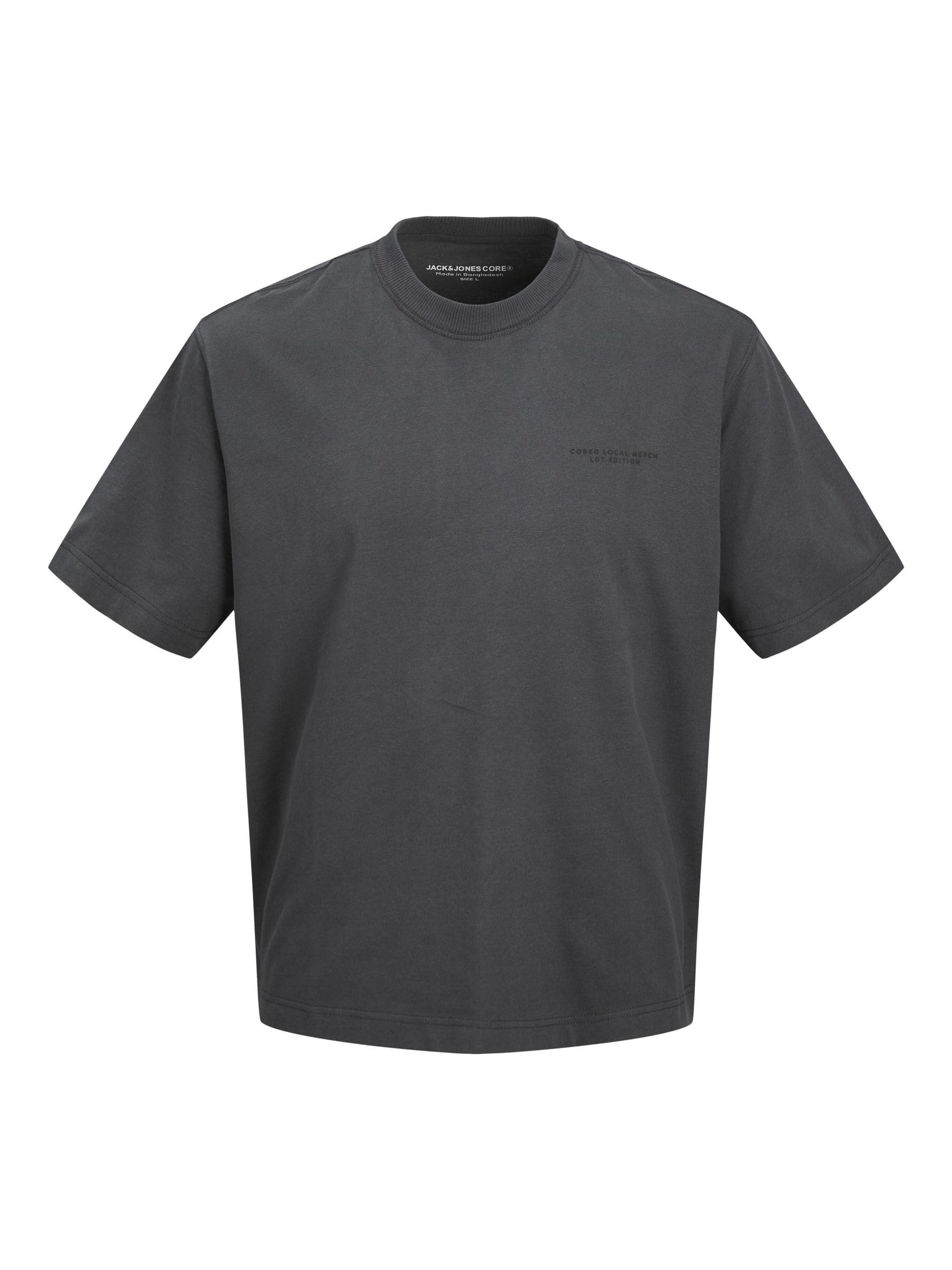 JACK & JONES Jcointerlude Easter Tee SS Crew Neck, Asphalt, XS